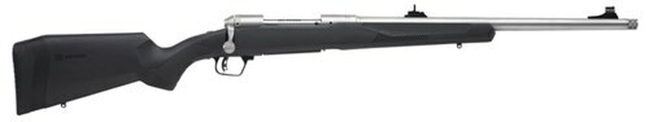 Savage 10/110 Brush Hunter 338 Winchester Magnum, 20″ Barrel, Stainless Steel,, , Synthetic, 4 rd