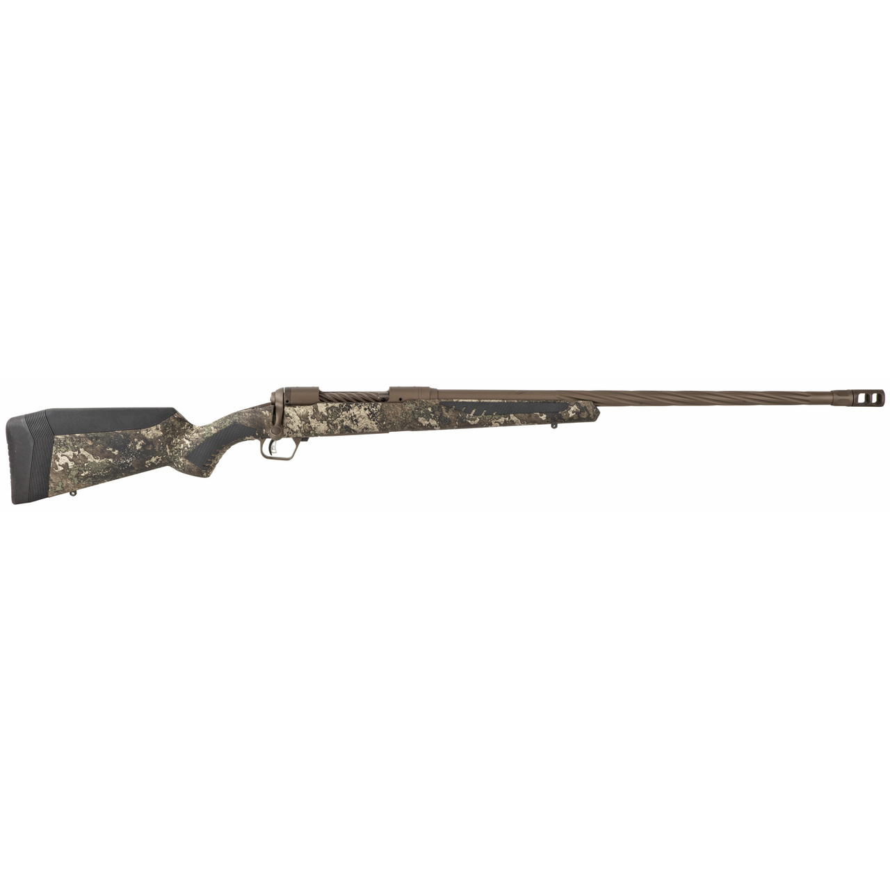 Savage 10/110 High Country 300 Win Mag, 24″ Sprial Fluted Barrel W/Brake, Accustock Camo Stock, 3rd