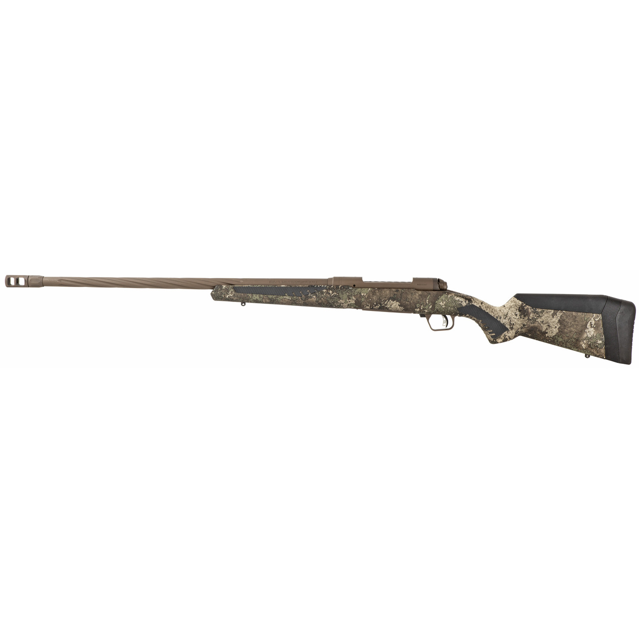 Savage 10/110 High Country 300 Win Mag, 24″ Sprial Fluted Barrel W/Brake, Accustock Camo Stock, 3rd