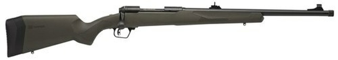 Savage 10/110 Hog Hunter 338 Federal, 20″ Barrel,, , AccuFit OD Green Stock, 4 rd