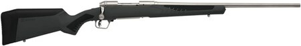 Savage 10/110 Storm 223 Remington/5.56 NATO, 22″ Barrel, Stainless Steel,, , AccuFit Gray Stock, 4 rd