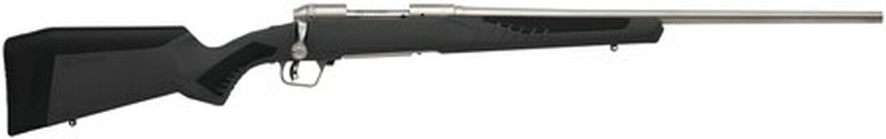 Savage 10/110 Storm 338 Federal, 22″ Barrel, Stainless Steel,, , AccuFit Gray Stock, 4 rd