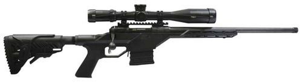 Savage 10BA Stealth .308 20″ Threaded Barrel Monolithic Chassis Fab Defense GL-Shock Stock 10rd Mag