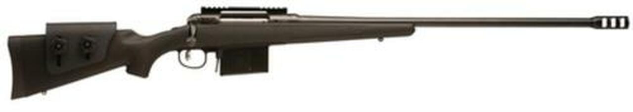 Savage 11 Long Range Hunter .338 Federal 26″ Barrel Matte Blue Finish AccuStock Black Synthetic 4rd