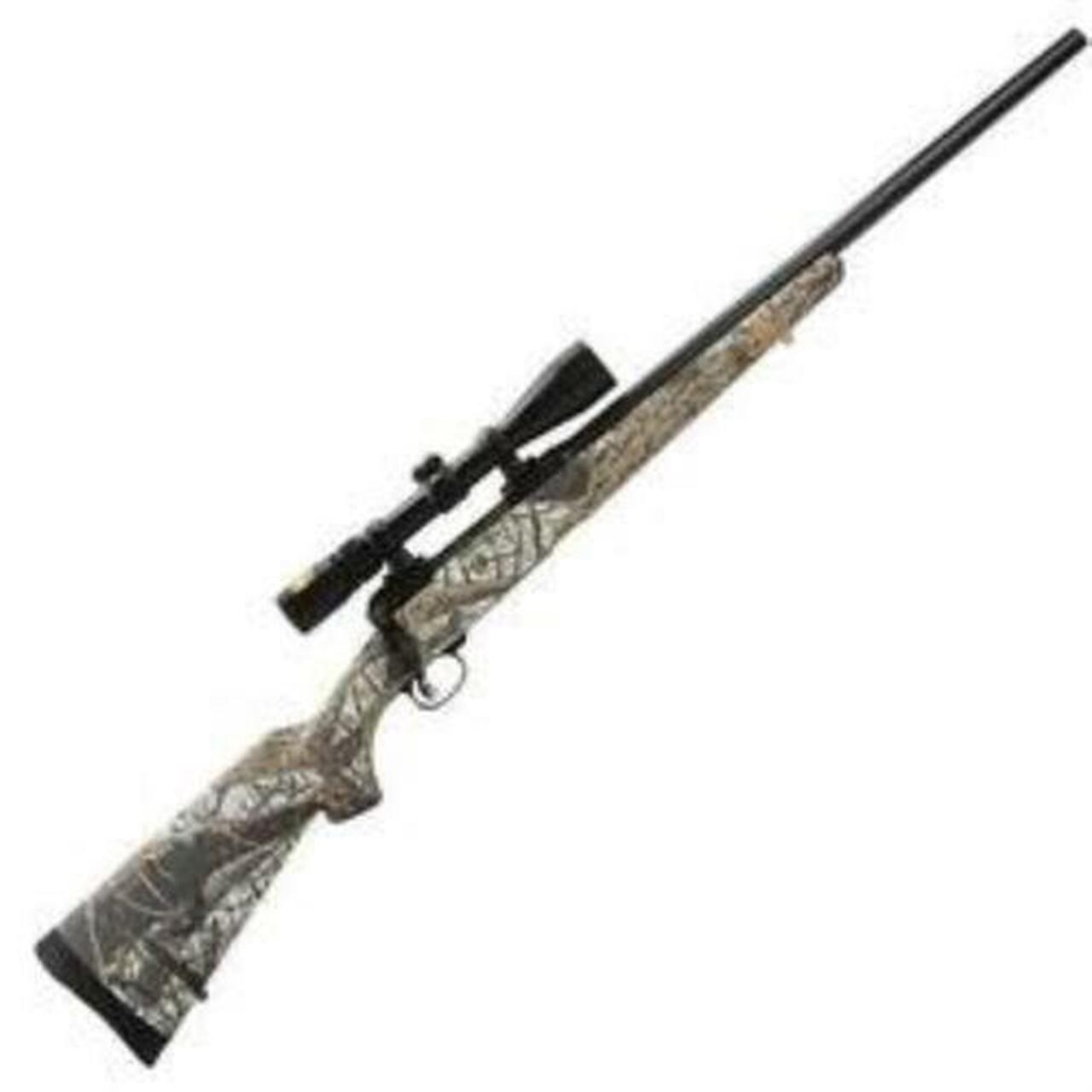 Savage 11 Trophy Predator Hunter Bolt 22-250Rem 22″ Barrel, Snow Camo Wood Stock, 4rd