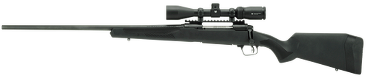 Savage 110 Apex Hunter XP Left Hand 350 Legend, 18″ Barrel, 3-9x40mm Vortex Scope Installed, Black, 4rd