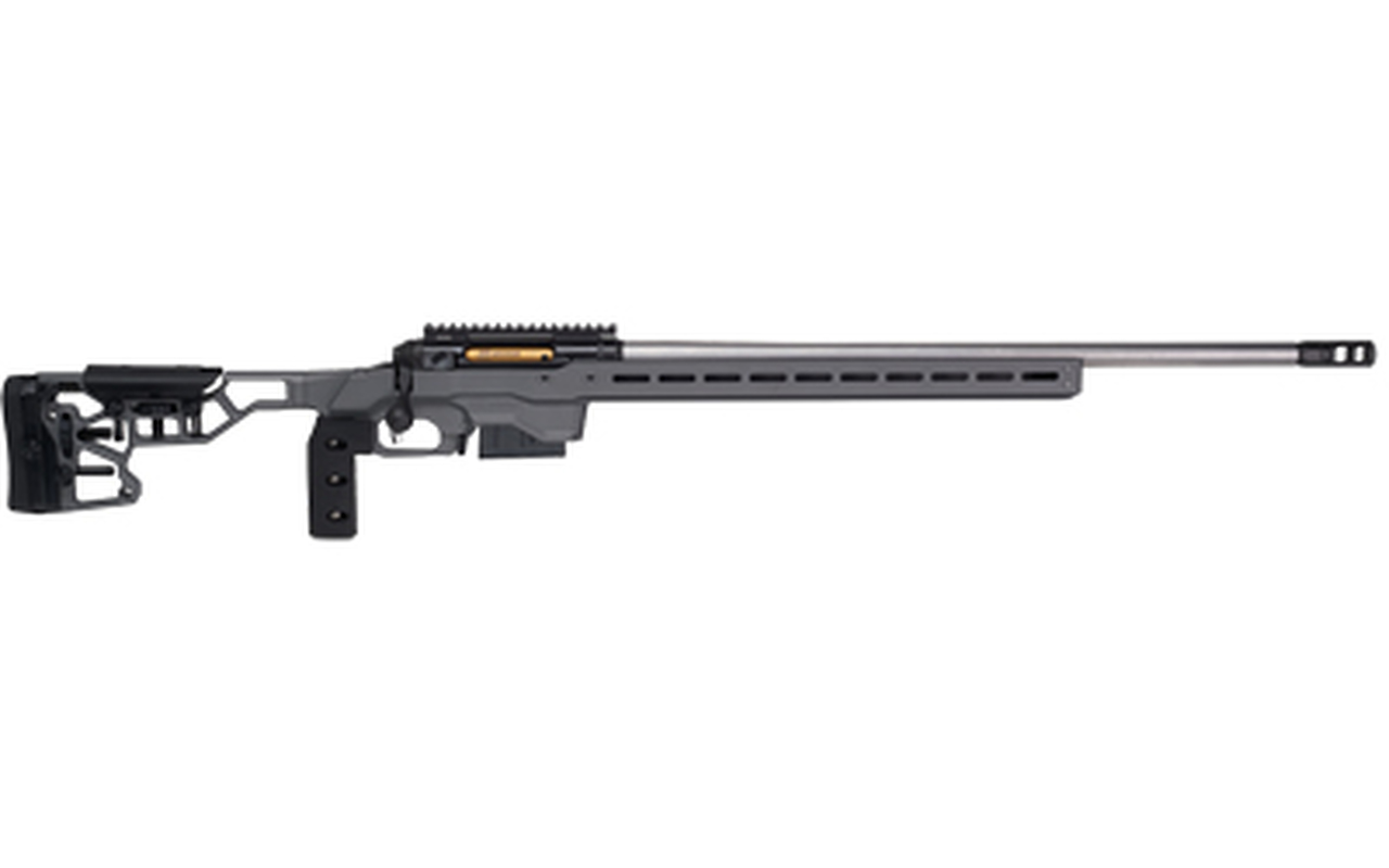 Savage 110 Elite Precision 300 PRC, 30″ Stainless Barrel, Matte Black Receiver Matte, Adj MDT ACC Aluminum Chassis Stock, 5rd