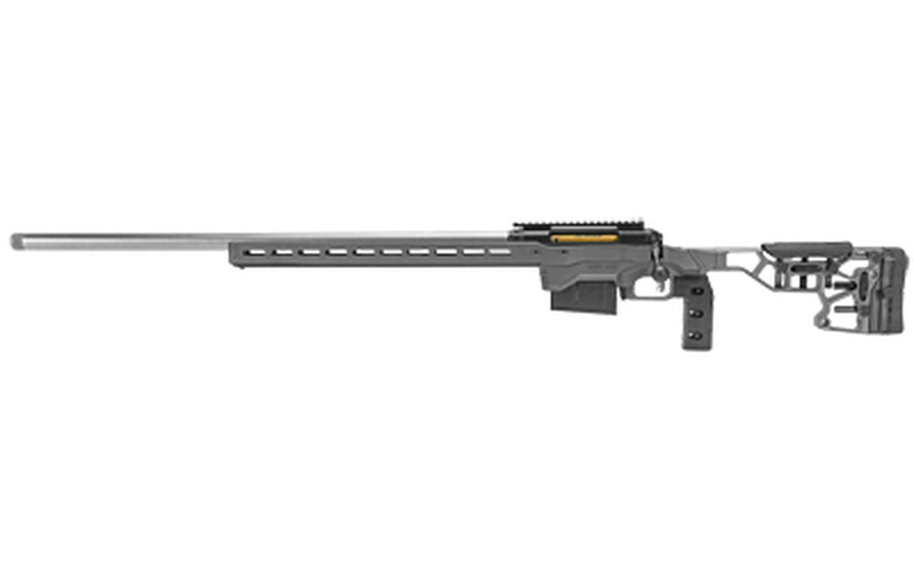Savage 110 Elite Precision 308 Win, 26″ Matte Stainless Barrel, Gray MDT ACC Chassis, ARCA Rail, AccuTrigger, AICS Mag, Left Hand, 10rd