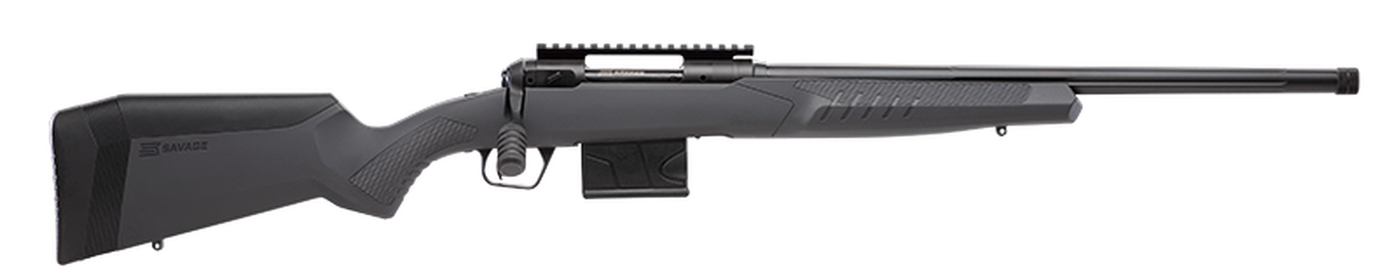 Savage 110 Tactical 300 Win Mag, 24″ Barrel, Gray, Fixed AccuFit, Matte Black, 5rd