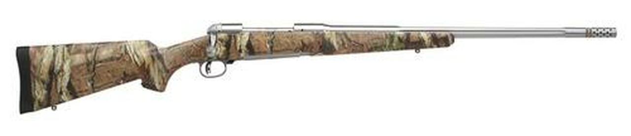 Savage 16 Weather Warrior Bear Hunter .338 Federal 23″ SS Barrel Adjustable Muzzle Brake Camo 4 Rounds