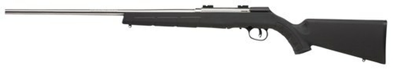 Savage A22 FSS .22 LR, 22″ Barrel, Synthetic Black Stock, Stainless Steel, 10rd