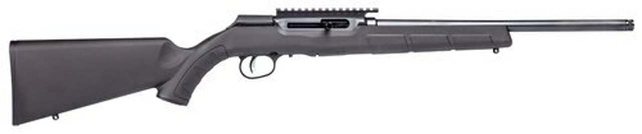 Savage A22 FV-SR .22 LR, 16.5″ Barrel, Synthetic Black Stock, Black Carbon, 10rd
