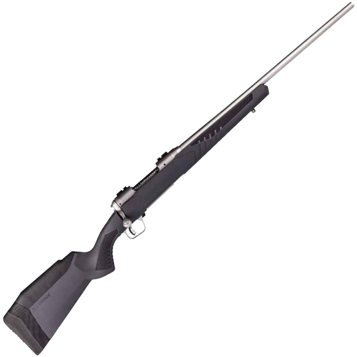 Savage Arms 110 Storm Matte Stainless Bolt Action Rifle – 7mm Remington Magnum – 24in