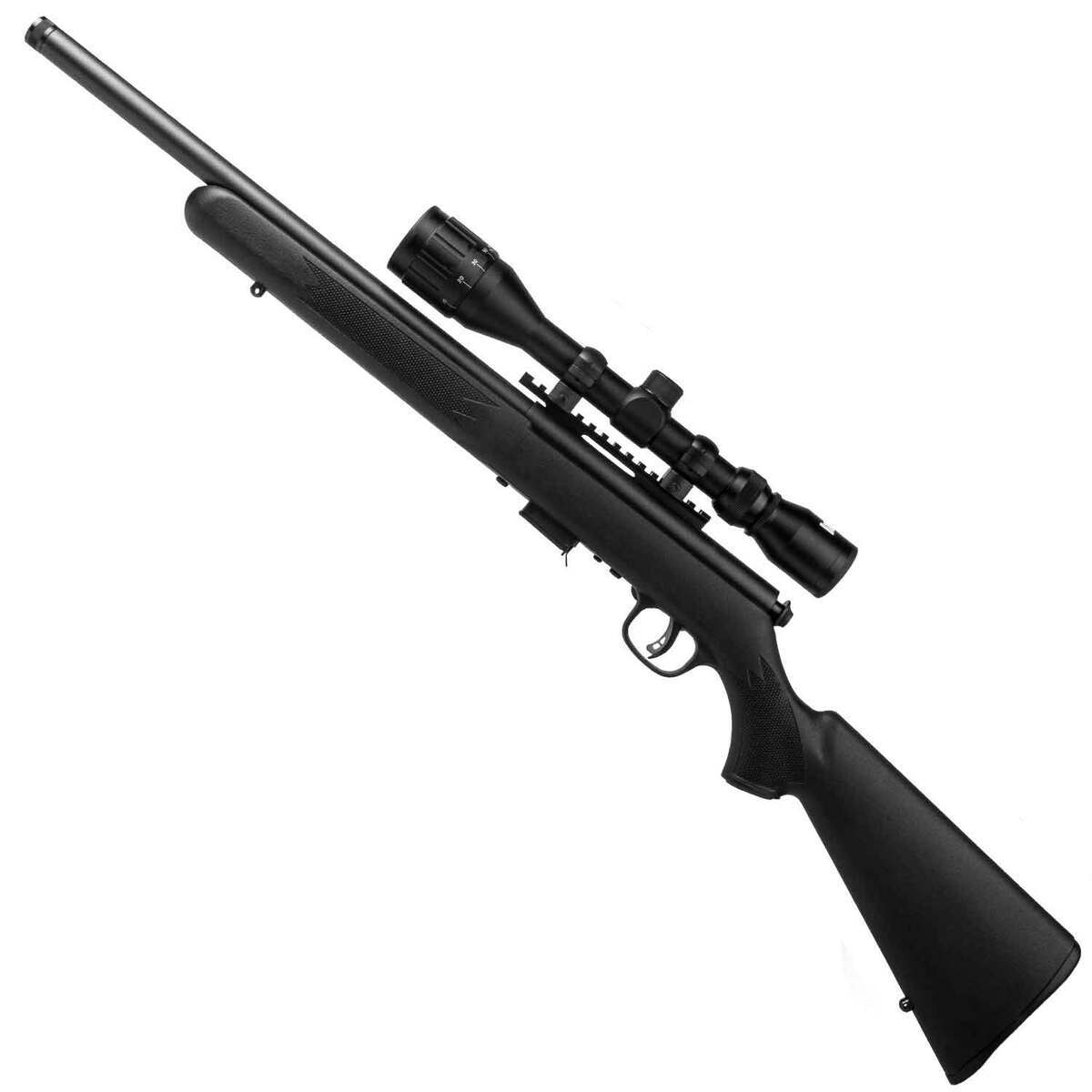 Savage Arms 93 FV-SR w/Scope Matte Black Bolt Action Rifle – 17 HMR – 16.5in