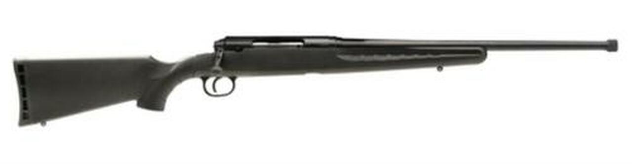 Savage Arms Axis SR .308 Win, 20″ Threaded Barrel, 5/8-24 TPI, Blued, Box Mag, Black Stock, 4rd