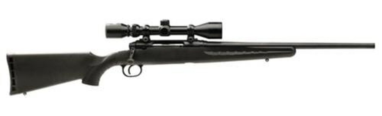 Savage Arms Axis XP Youth Package .223 Remington 20″ Barrel Matte Black Synthetic Stock 4rds Includes 3-9x40mm Riflescope Mounted