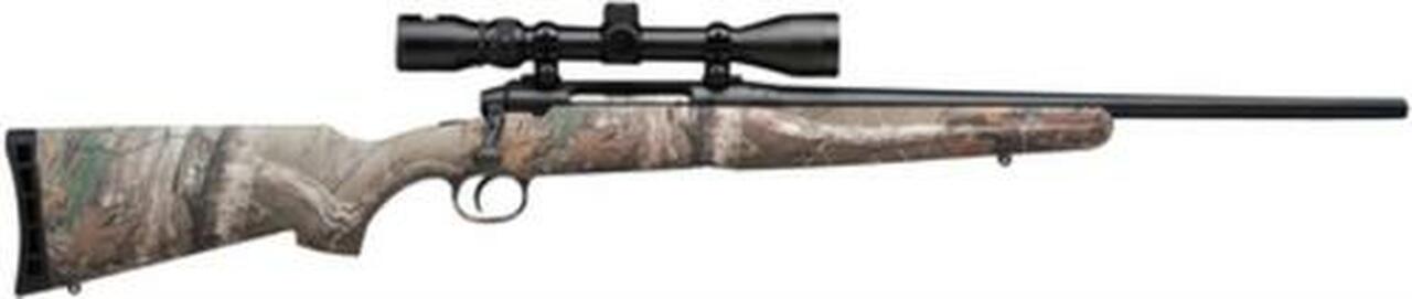 Savage Arms Axis XP Youth Package .223 Remington 20″ Barrel Matte Black Synthetic Stock Realtree Xtra Camouflage Finish 4rds Includes 3-9x40mm Riflescope Mounted
