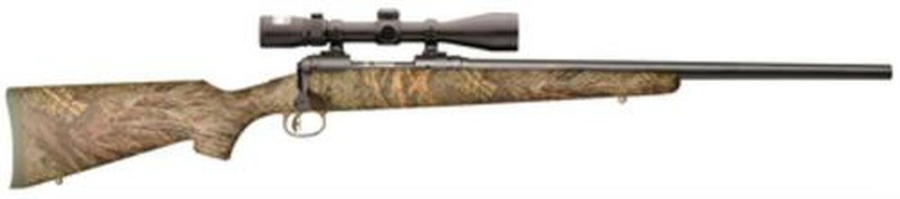 Savage Arms Model 11 Trophy Hunter XP Package .243 Winchester 22″ Barrel Synthetic Stock Full Coverage Mossy Oak Brush Camouflage 4rd Includes Nikon 3-9x40mm Riflescope Mounted
