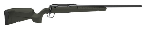 Savage Axis 2 25-06 Remington, 22″ Barrel, Dark Olive Green Stock, Black Rec, 4rd