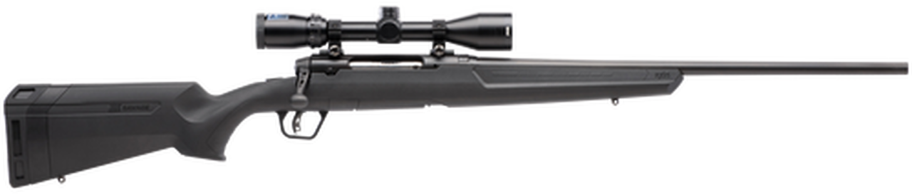 Savage Axis II XP, 350 Legend, 18″ Barrel, Black Color, Black Polymer Stock, Bushnell 3-9×40 Scope, 4Rd, Detachable Box Magazine