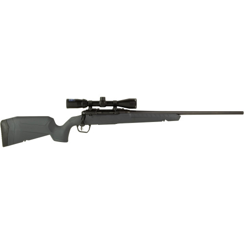 Savage Axis II XP 6.5 Creedmoor, 22″ Barrel, Gray Stock, Boresighted 3-9x40mm Scope, 4rd