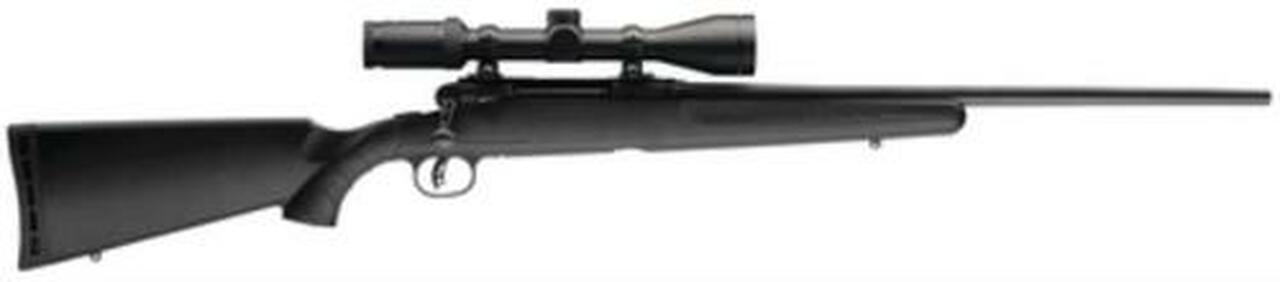 Savage Axis II XP, Weaver Kaspa Scope Bolt 243 Win 22″ Barrel, Black Synthetic Stock, 4rd