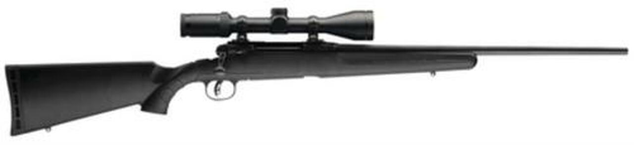 Savage Axis II XP, Weaver Kaspa Scope Bolt 25-06 Rem 22″ Barrel, Black Synthetic Stock, 4rd