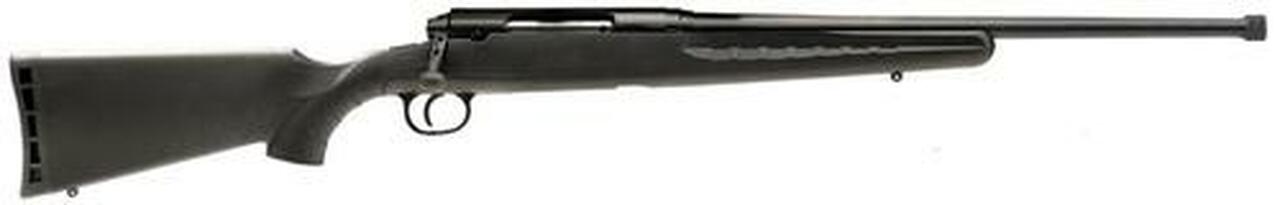 Savage Axis SR Bolt 223 Remington 20″ Threaded Barrel, Black Synthetic Stock Black