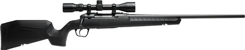 Savage Axis XP 25-06 Remington, 22″ Barrel, Black, Boresighted 3-9×40 Scope, 4rd