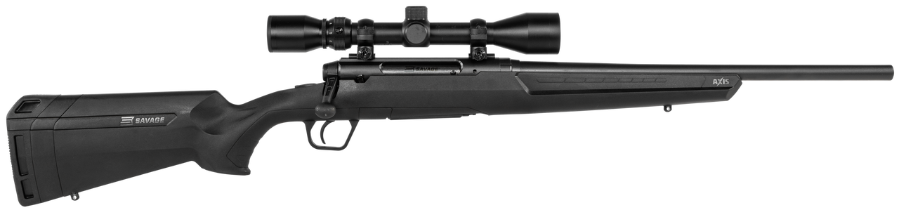 Savage Axis XP 350 Legend, 22″ Barrel, Black, Weaver 3-9×40 Scope, Detachable Box Magazine, 4rd