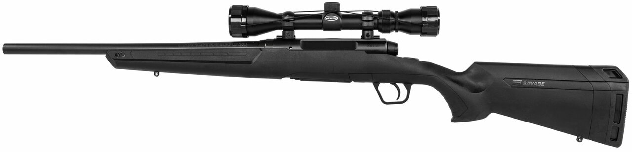 Savage Axis XP 350 Legend, 22″ Barrel, Black, Weaver 3-9×40 Scope, Detachable Box Magazine, 4rd