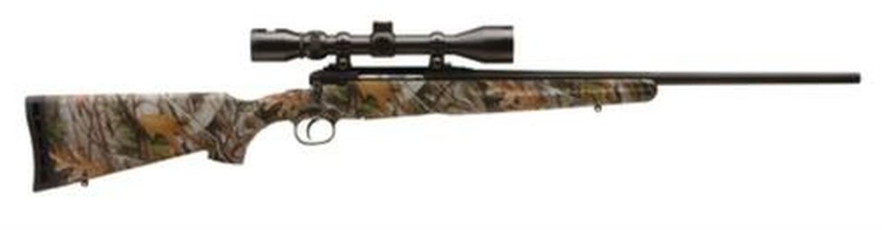 Savage AXIS XP Camo Rifle, 243,, 3-9 Scope, 22″