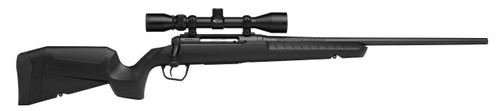 Savage Axis XP Combo 7mm-08 Remington, 22″ Barrel, Black, Boresighted 3-9x40mm Scope, 4rd