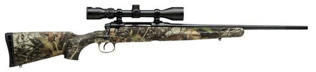 Savage Axis XP Compact, .223 Rem, 20″, 4rd, 3-9x40mm Weaver Scope, Break-Up Country Camo