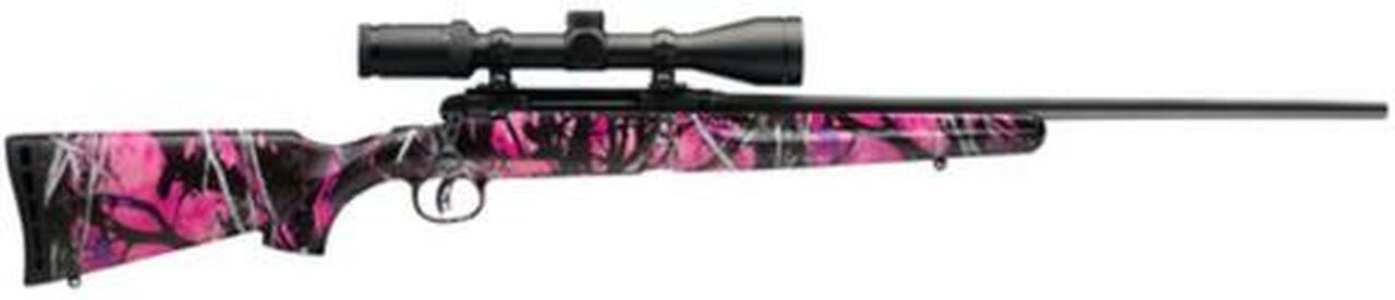 Savage AxisII Youth XP .243 20″ Barrel Muddy Girl Camouflage, Kaspa Riflescope