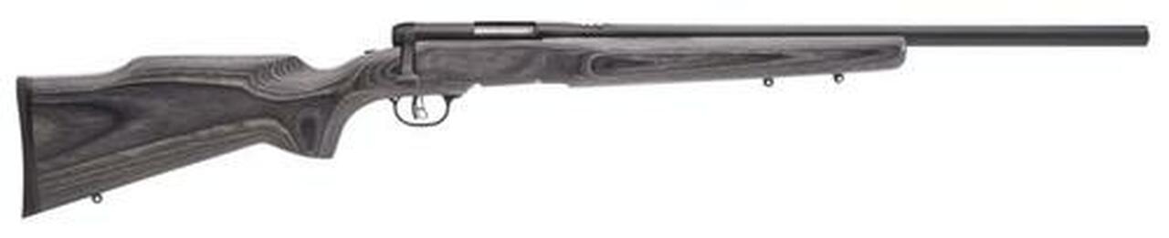 Savage B. Mag 17 WSM Blue/Laminate, Heavy Barrel, Fluted
