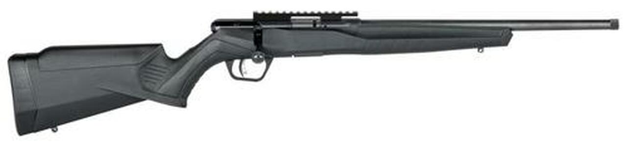 Savage B17 FVSR Bolt 17 Hornady Magnum Rimfire (HMR) 16.25″ Barrel, Syntheti, 10rd