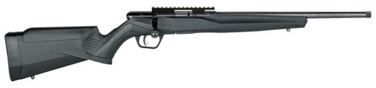Savage B22 FVSR Bolt 22 LR (LR) 16.25″ Barrel, Synthetic Black Stock B, 10rd