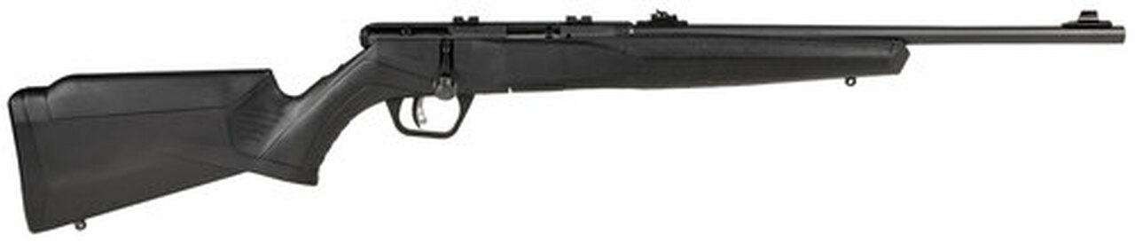 Savage B22 Magnum F Compact .22 WMR, 18″ Barrel, Synthetic Black Stock, Blued, 10rd