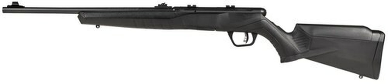 Savage B22 Magnum F Compact .22 WMR, 18″ Barrel, Synthetic Black Stock, Blued, 10rd
