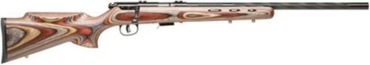 Savage Bolt 22 LR 21″ Laminated Blue Matte/Satin