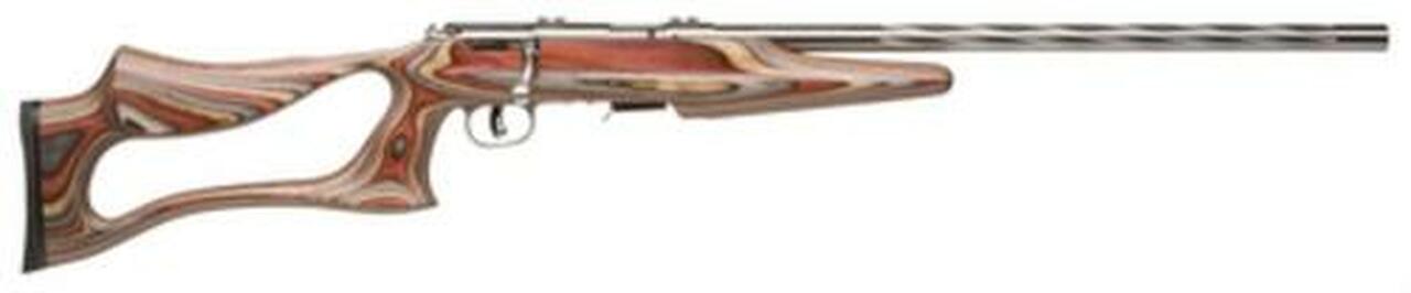 Savage Bolt 22 LR 21″ Laminated Matte Stainless