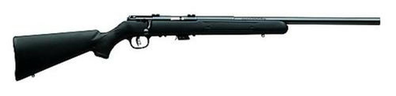 Savage Mark II FV Bolt 17 Mach2 21″ Barrel, Synthetic Black Stock Blued, 5rd