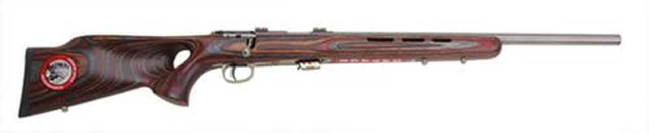 Savage MarkII BTVS-RJ Bolt 22LR 21″ S/S Royal Jacaranda Stock, 5 Rd