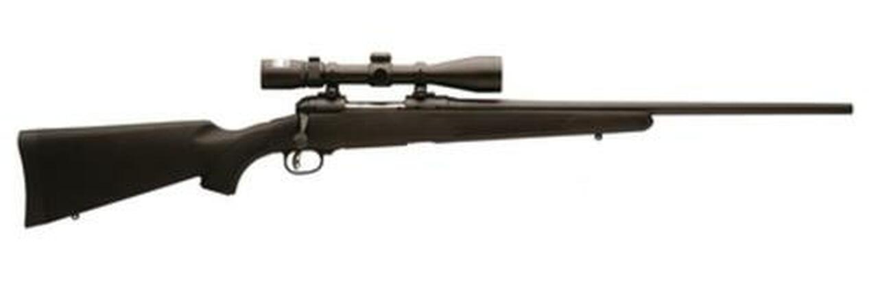 Savage Model 11 Trophy Hunter XP Package 7mm-08 Remington 22″ Blued Barrel Black Synthetic Stock 4rd Includes Nikon 3-9x40mm Riflescope Mounted