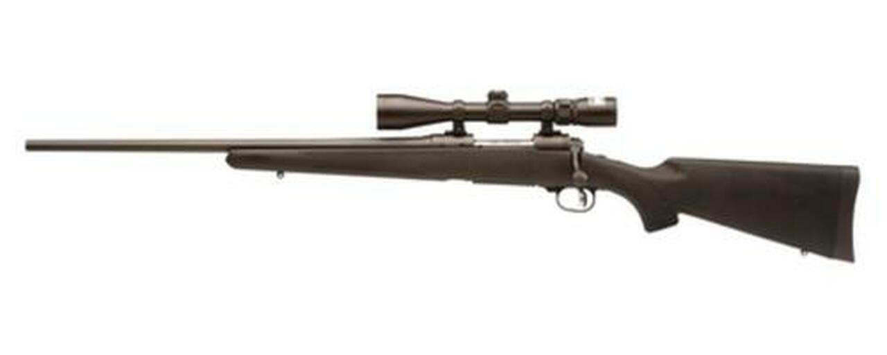 Savage Model 111 Trophy Hunter XP Package .25-06 Remington 24″ Blued Barrel Black Synthetic Stock 4rd Includes Nikon 3-9x40mm Riflescope Mounted Left Handed