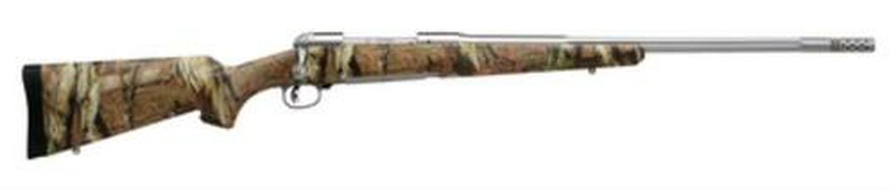 Savage Model 116 Weather Warrior Bear Hunter .300 Win Mag 23″ SS Barrel Satin Finish Adjustable Muzzle Brake Synthetic Accustock Camouflage Finish 3 Rounds