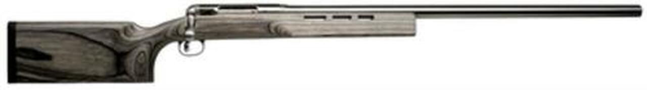 Savage Model 12 Class Precision Target 6.5X284 Norma 30″ Stainless Barrel Target Accutrigger Laminate Wood Stock Single Shot