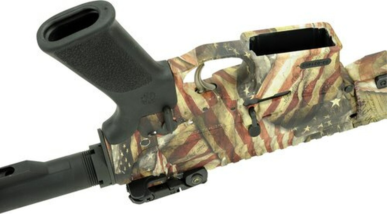 Savage MSR15 Recon 223 Rem/5.56, 16.1″ Barrel, Magpul CTR Stock, American Flag, Black Melonite, 30rd