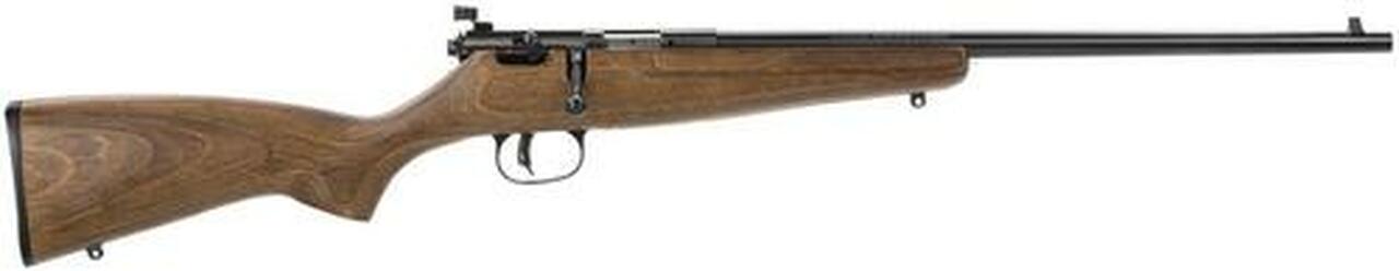 Savage Rascal 22LR Youth Brn Lam Bolt 16.13″ Blued 1Capacity